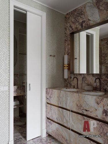 4室斯大林风格公寓室内设计丨设计师 Екатерина Бочарова-62