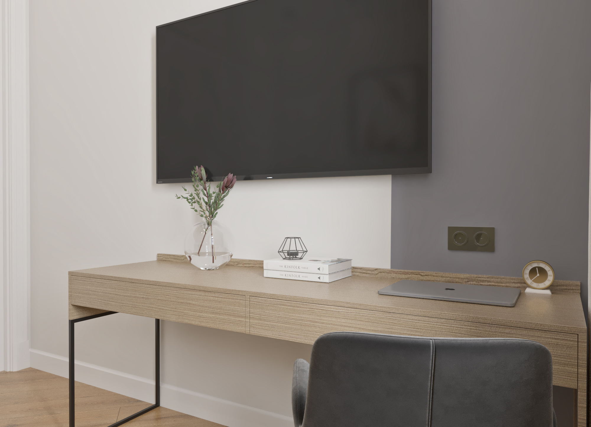 Design project of an apartment 100m2 complex Boulevard-32