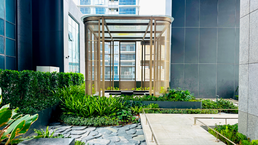 南山中集太子湾大成广场园林景观工程丨中国深圳-21