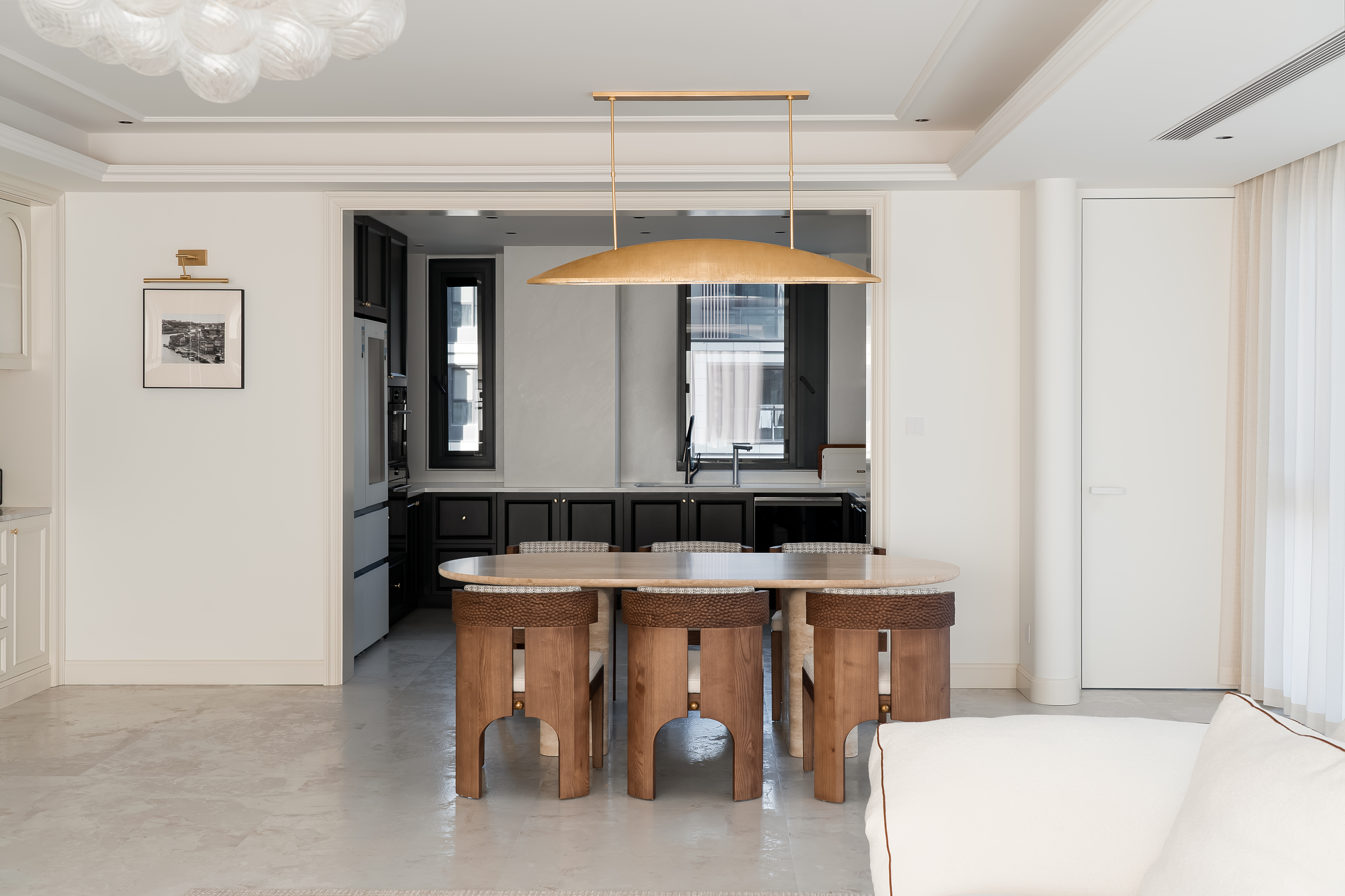 济南浅色系现代轻奢空间摄影项目丨中国济南-12