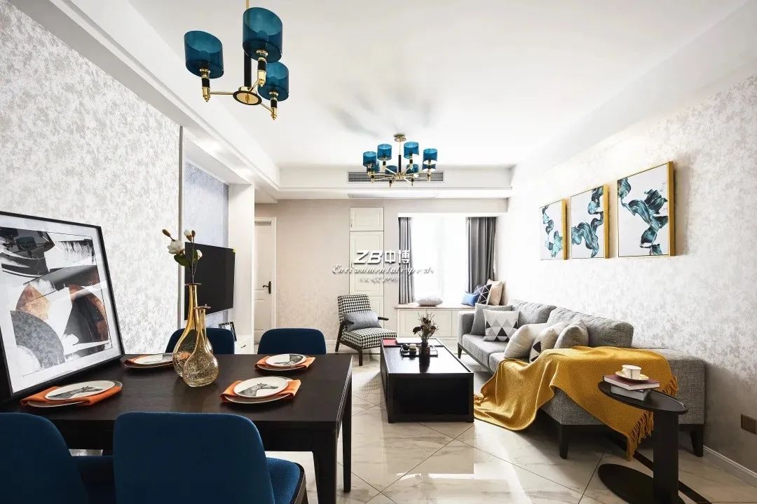 ZB design | 同事115平超有质感的轻奢风，效果好到没朋友！-88