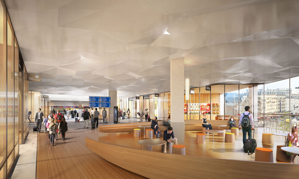 巴黎蒙帕纳斯火车站购物中心改造-15