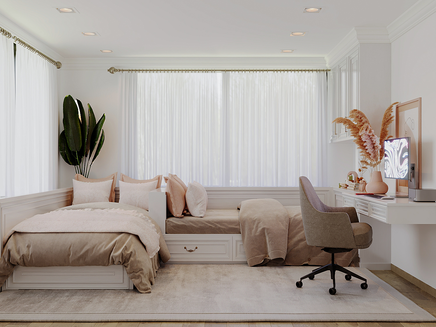 Neoclassic villa interior design- First floor-11