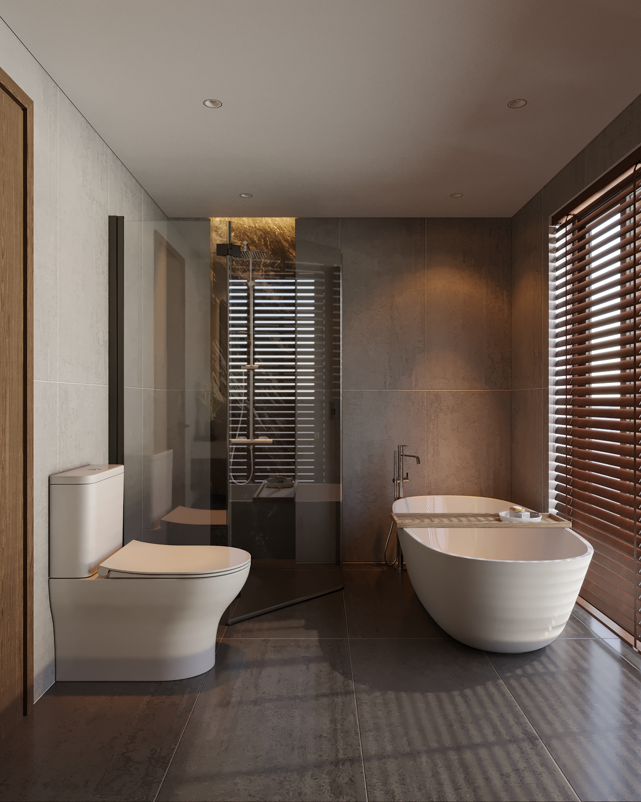 The Warm Balance – Modern Living Space-23