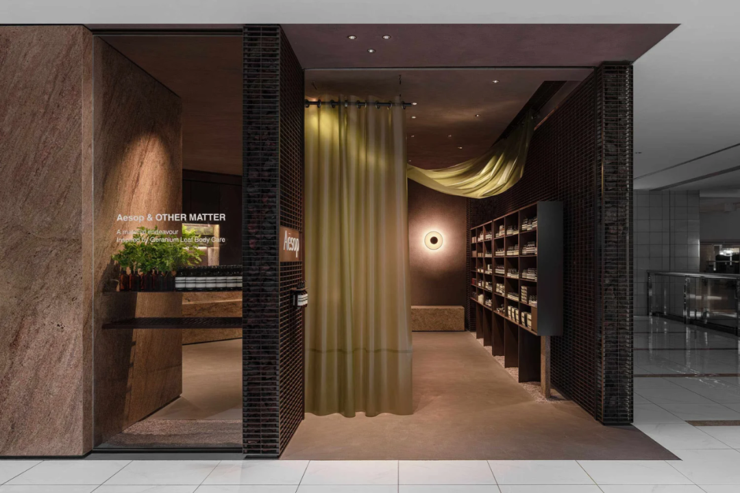 Aesop新加坡高岛屋“石笼”概念店设计-2