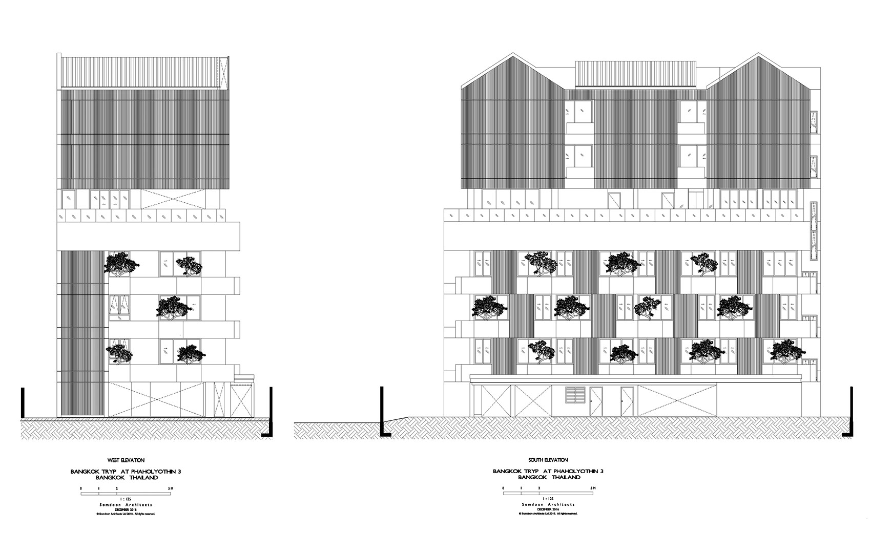 曼谷TRYP酒店&私人住宅，曼谷 / Somdoon Architects-37