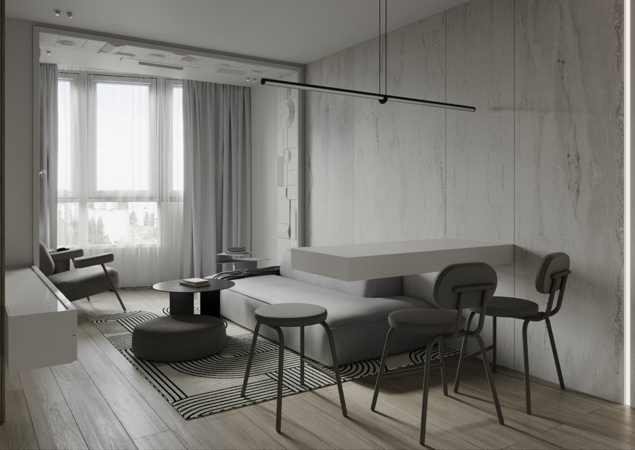 灰色系空间设计-5