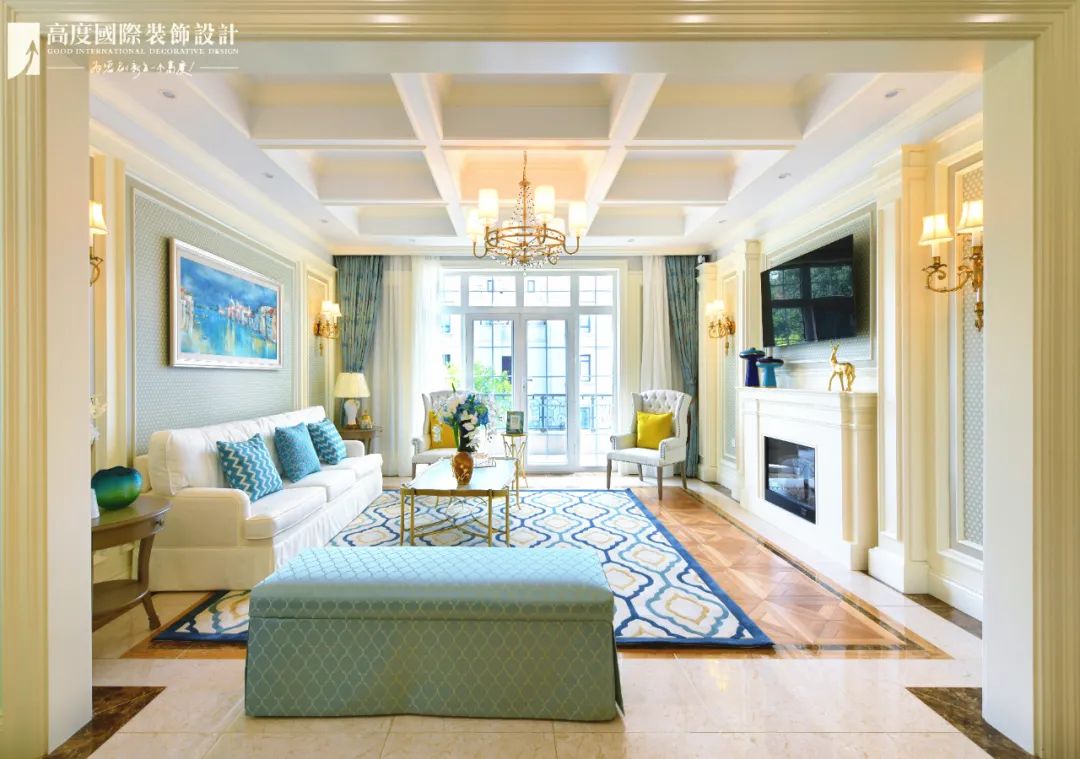 美式小镇生活,绿意盎然的艺术空间丨中国武汉丨高度国际装饰设计集团武汉公司-0