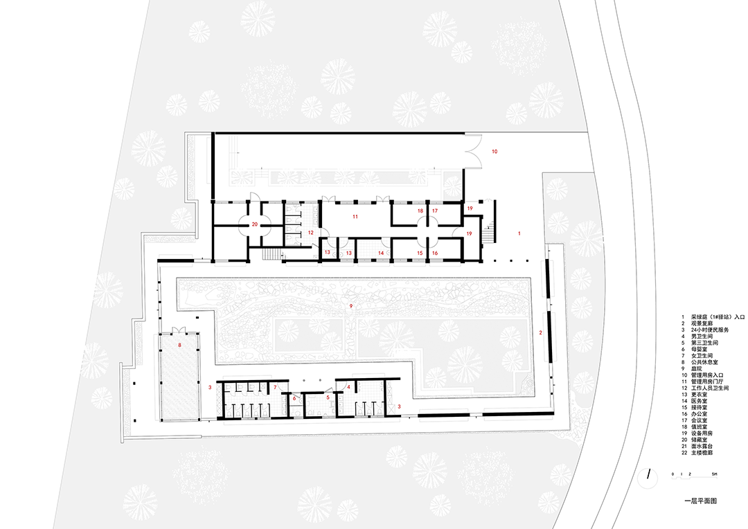 长宁环城生态公园带市民服务驿站丨中国上海丨致正建筑工作室,冶是建筑-78