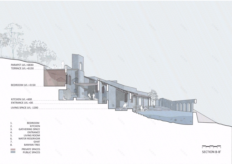 帕德维阳台屋丨印度丨PMA madhushala-34