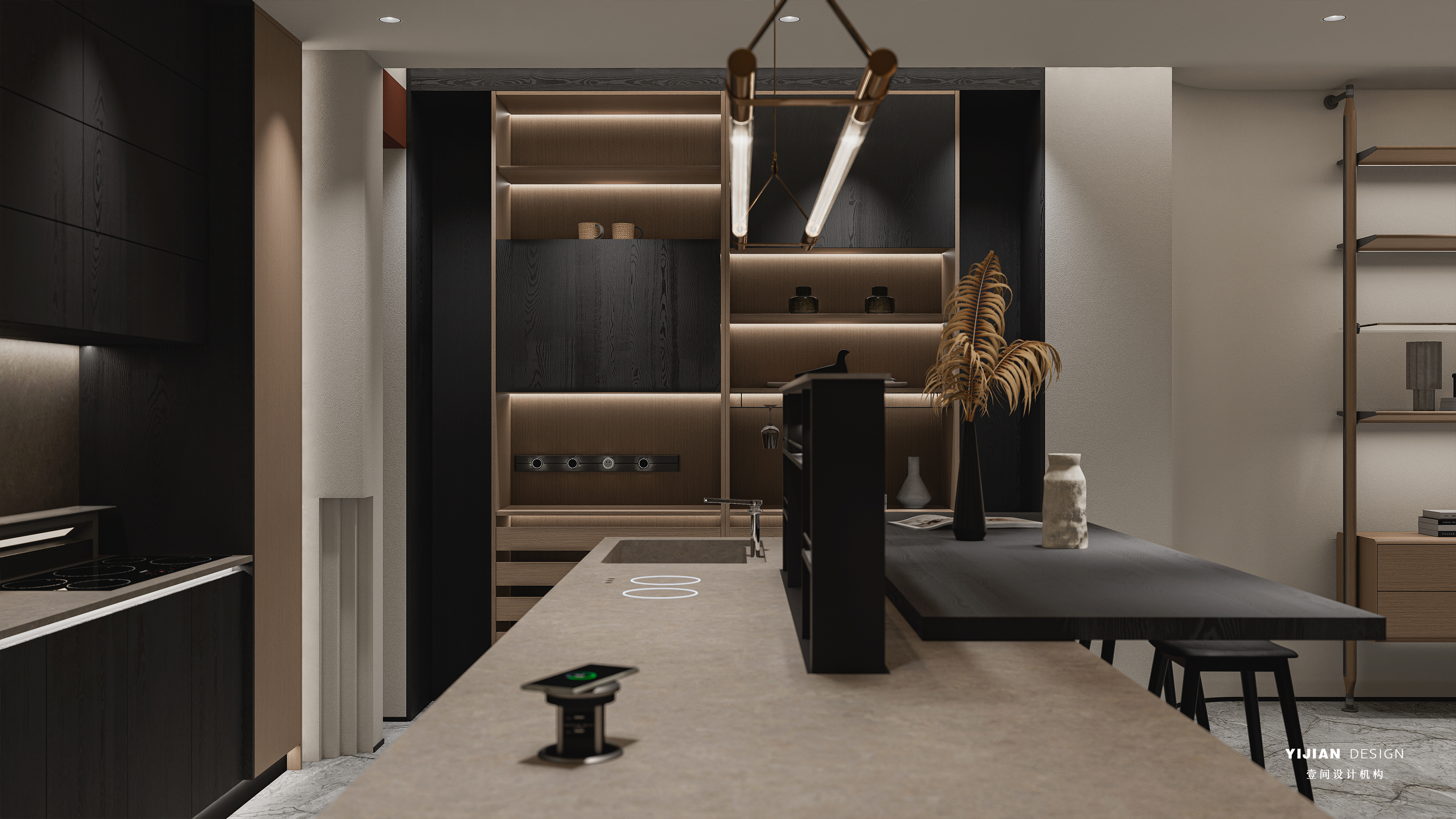 卡玛家居×壹间设计丨中国大连丨山东壹间家居设计机构-18