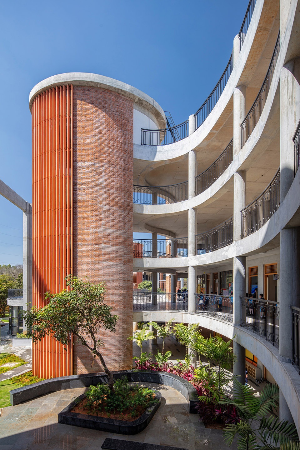 班加罗尔管理学院丨印度班加罗尔丨Vijay Gupta Architects-73