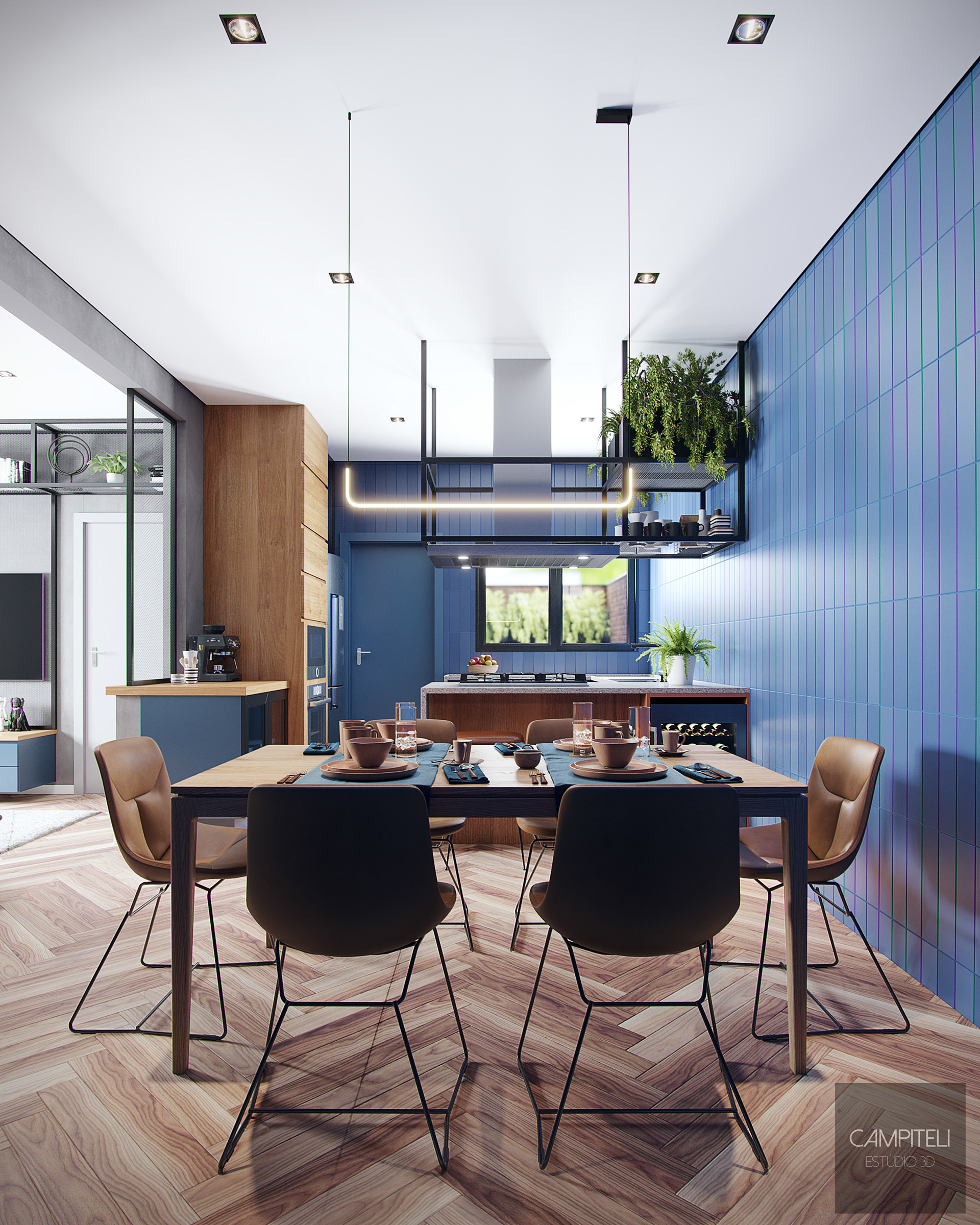 夸特罗之家丨Campiteli Estúdio 3D-13