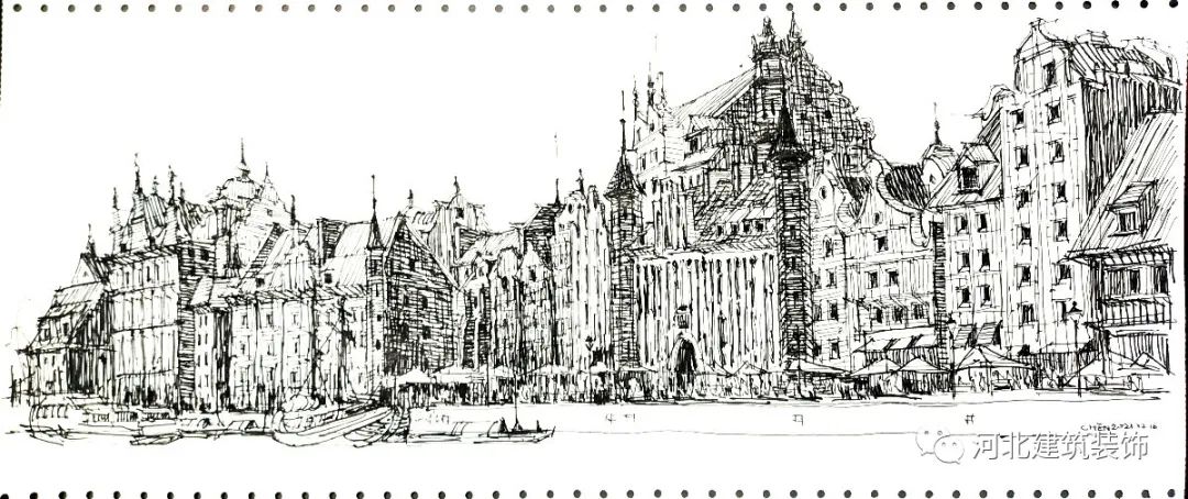 陈力军建筑速写丨中国河北-4