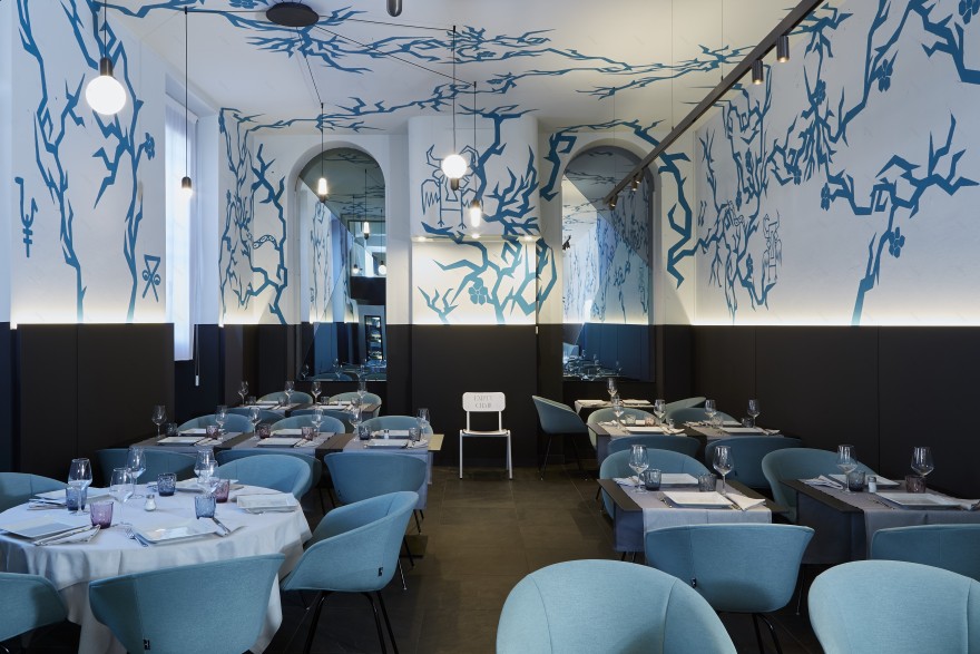 Dinky Ristorante, Milan | Architekturbeleuchtungsprojekte | Modular L.I. | Modular Lighting Instruments: Architektonische Beleuchtung-9