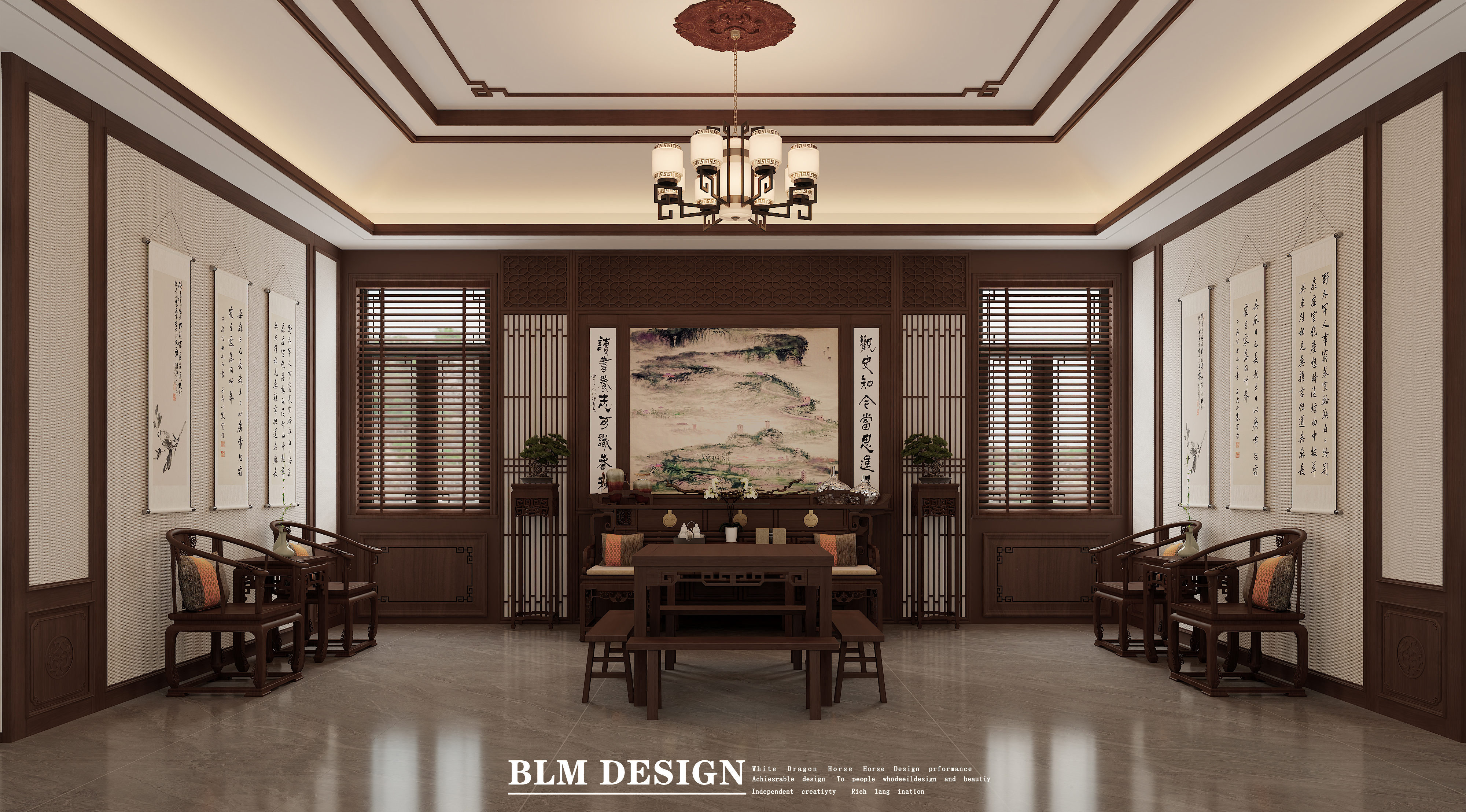 新中式合院别墅-13