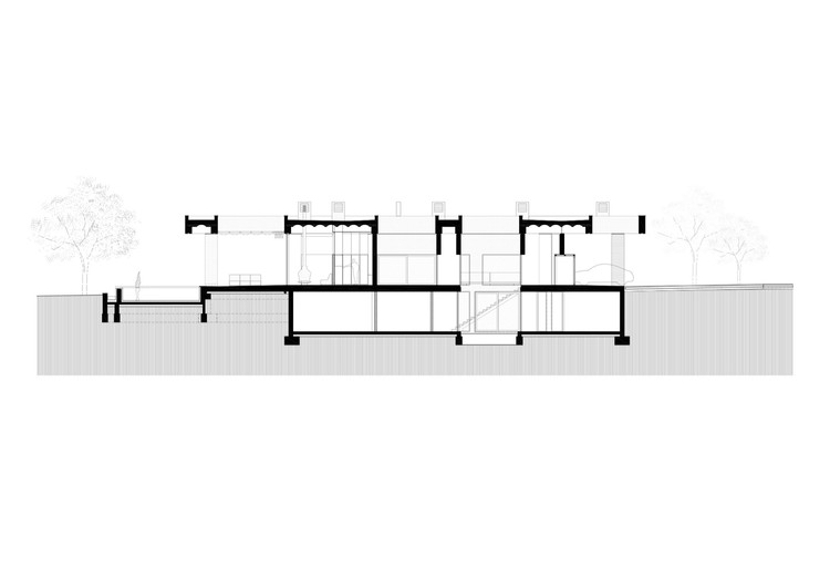 融合古典与工业的三个庭院之家-19