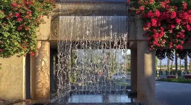 别墅花园水景设计-44