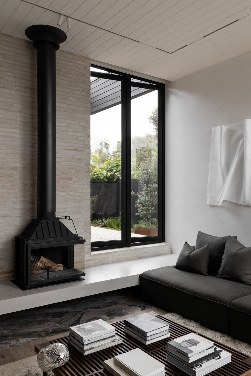 墨尔本 Blairgowrie House | 宁静海岸线的现代住宅设计-13