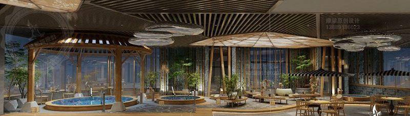 融合自然与文化的温泉洗浴空间设计-15