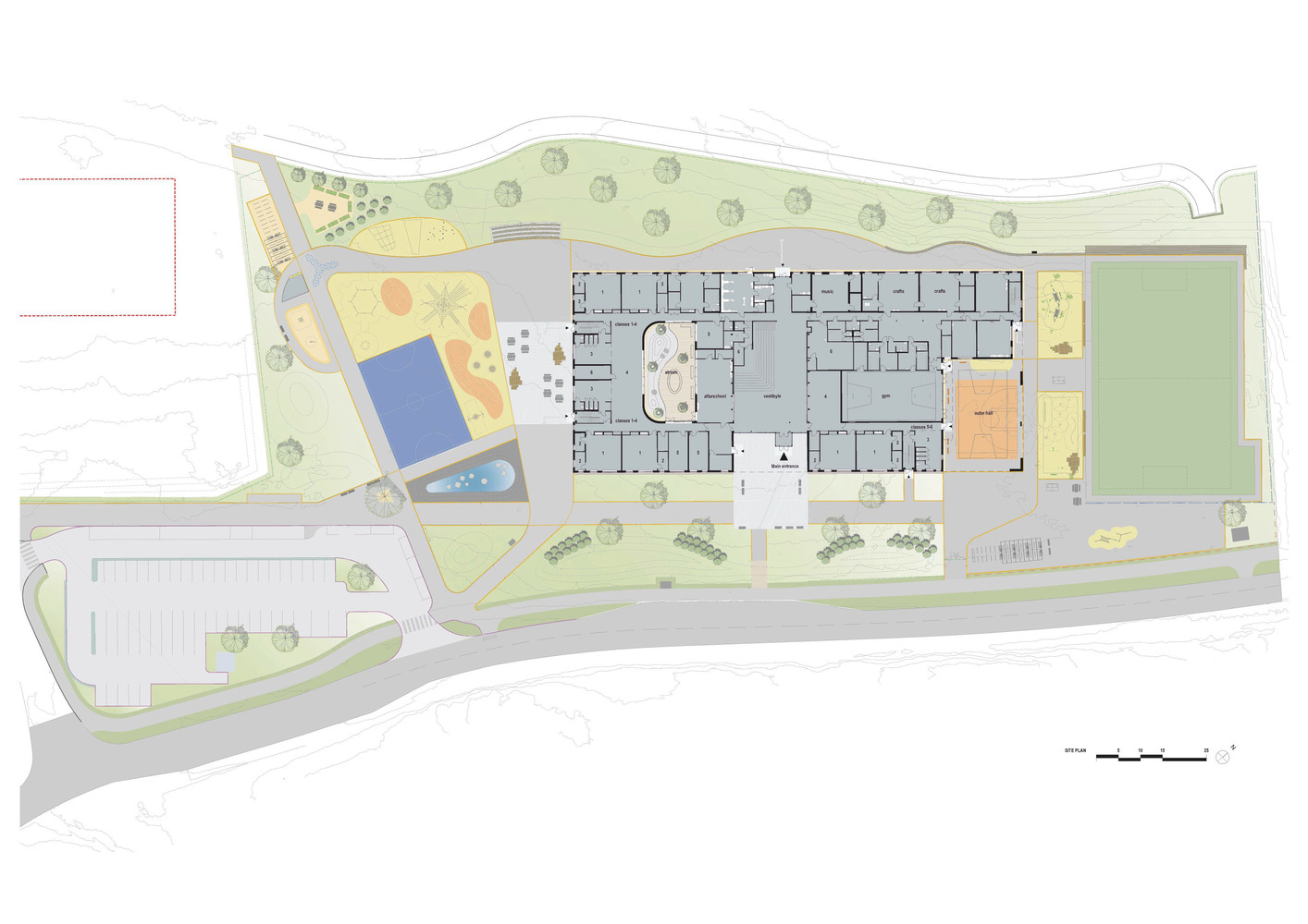 挪威 Borgafjellet 小学丨LINK arkitektur-23