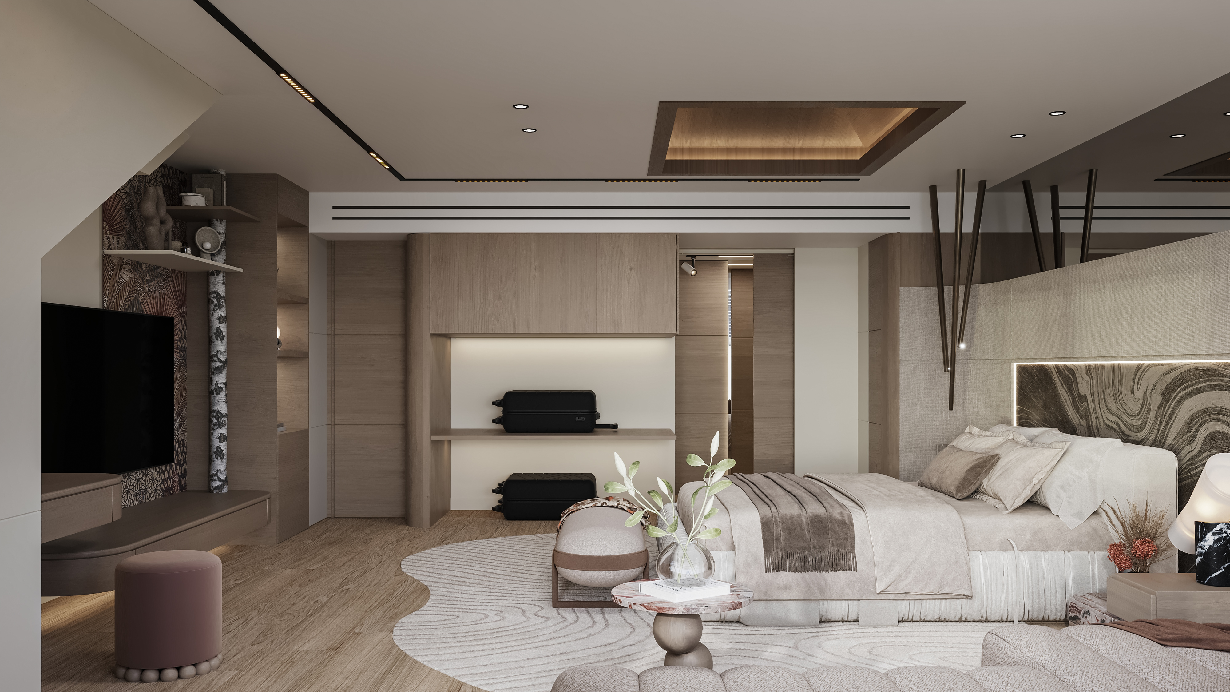 温馨主卧丨法国巴黎丨MENNA TAREK-3