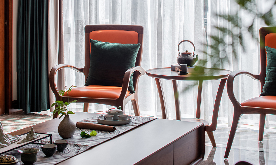 禅意新中式 | 丽水望京园清雅空间-11