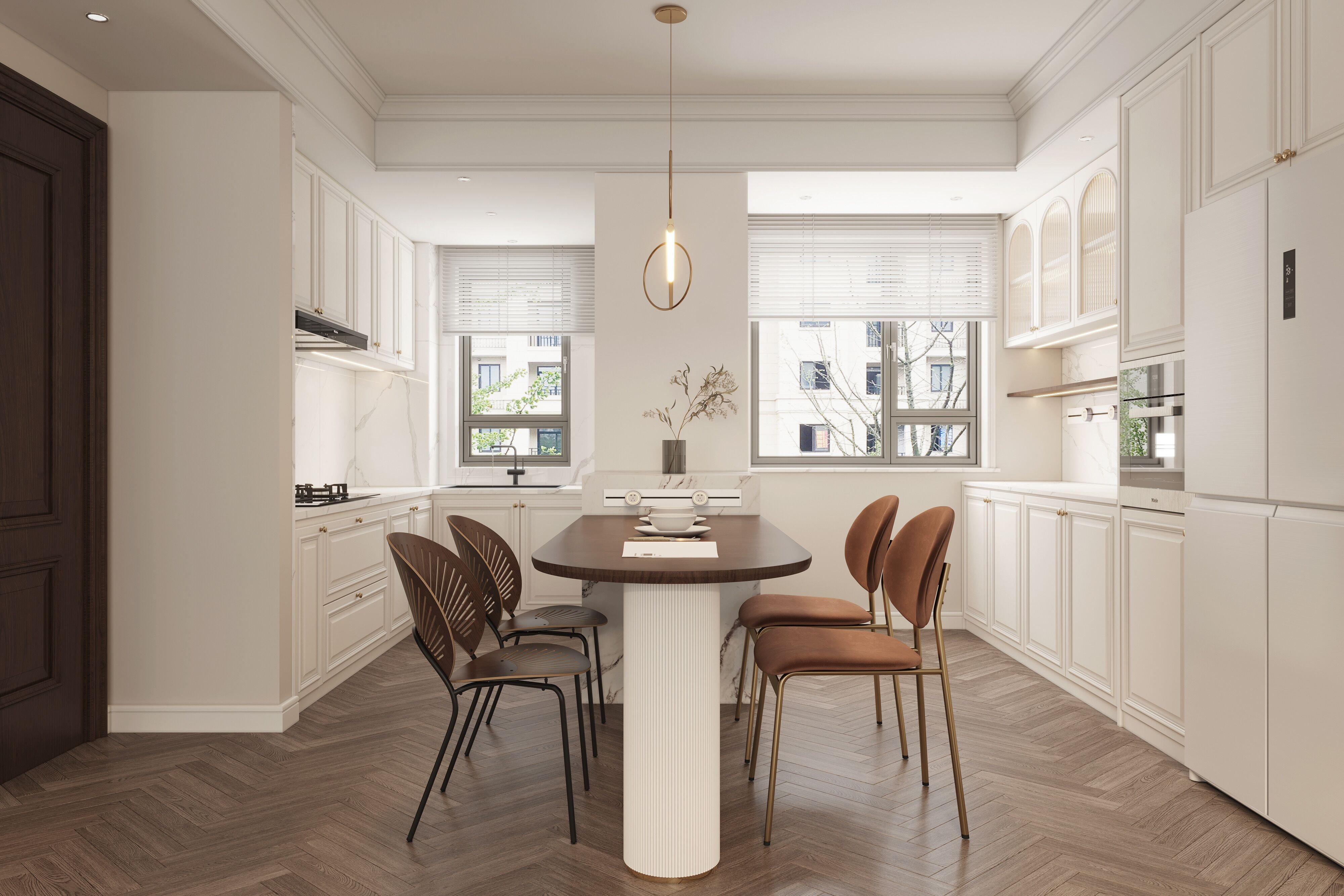 东木设计 | 极简法式，松弛又自然-9