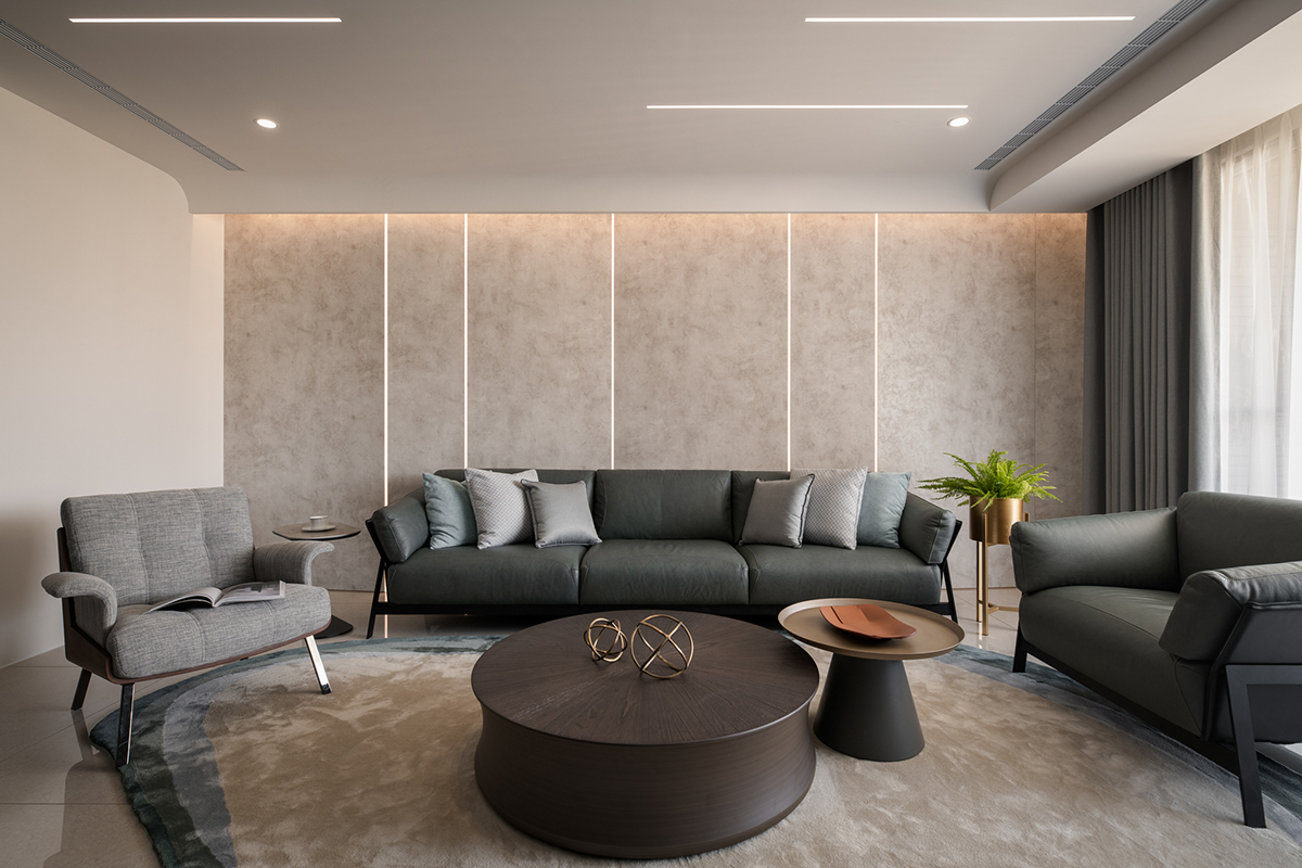 家装设计案例鉴赏——现代简约风度假感三居室-12