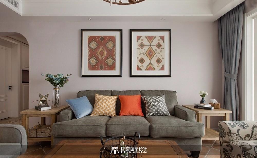 
105m²三居室，美式乡村风 -1