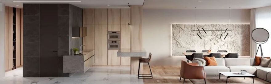 俄罗斯 120㎡原木简约公寓,素雅而精致-42