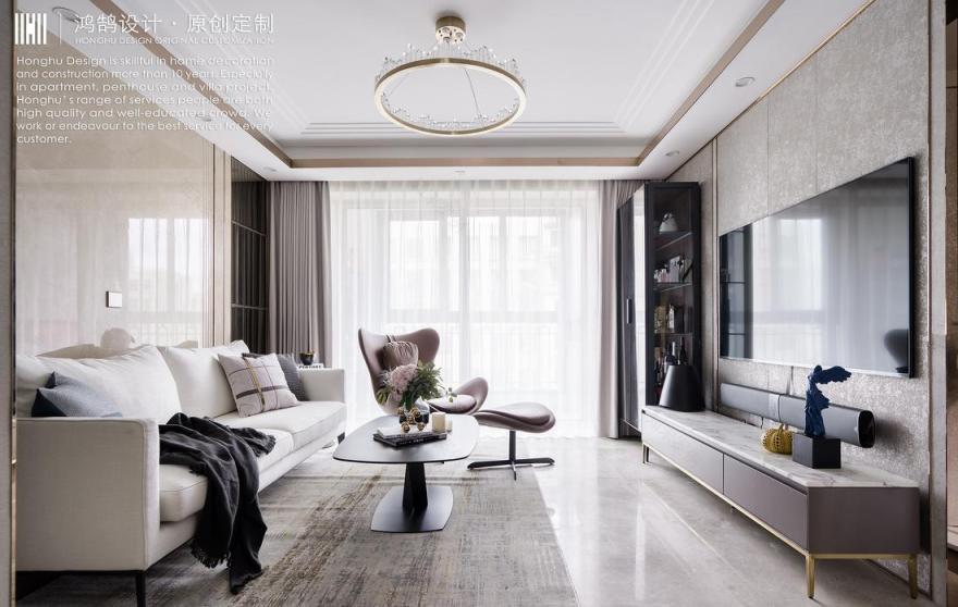上海平层温馨家居空间设计丨中国上海丨鸿鹄设计-3