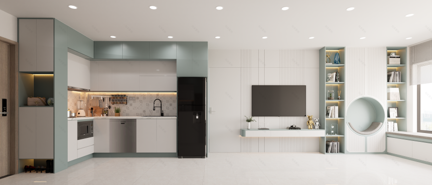 PD 的公寓 维纳家园大型公园丨越南胡志明市丨Huy Le-10