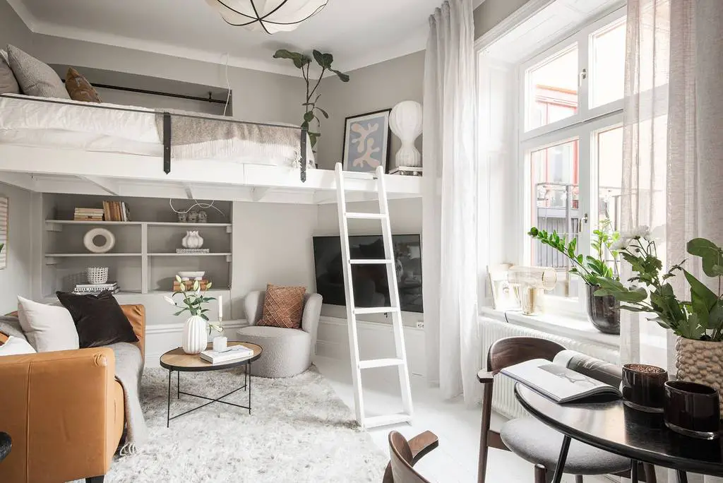 16m2 瑞典斯德哥尔摩迷你公寓,现代设计惊艳亮相-1