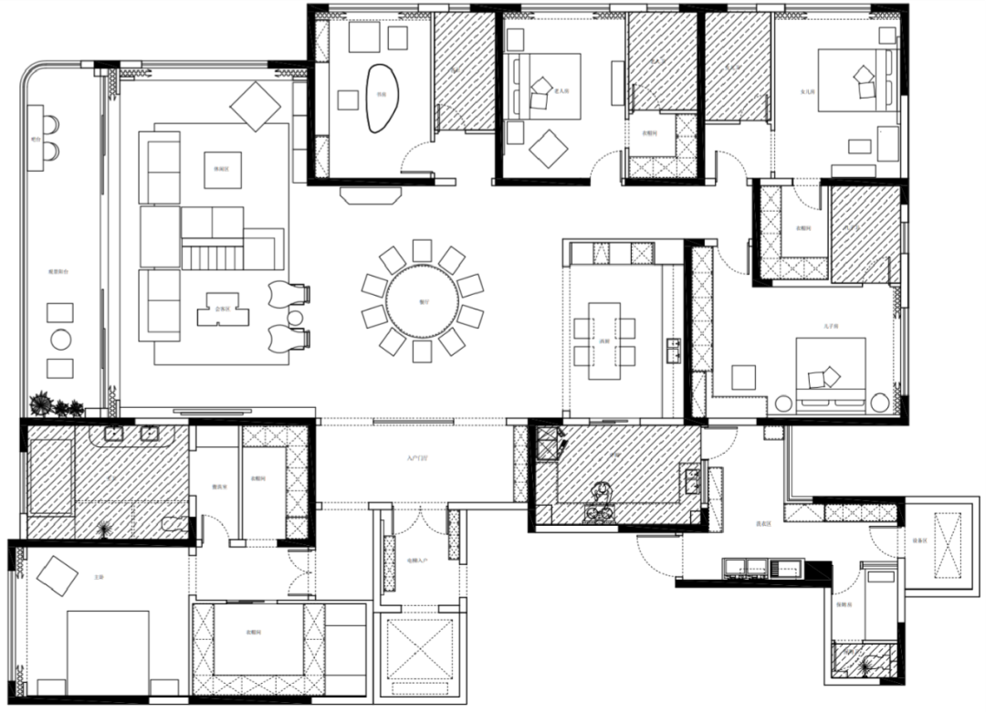 两江峯云端秘境般的精装房改造丨中国重庆丨MS MORE-4