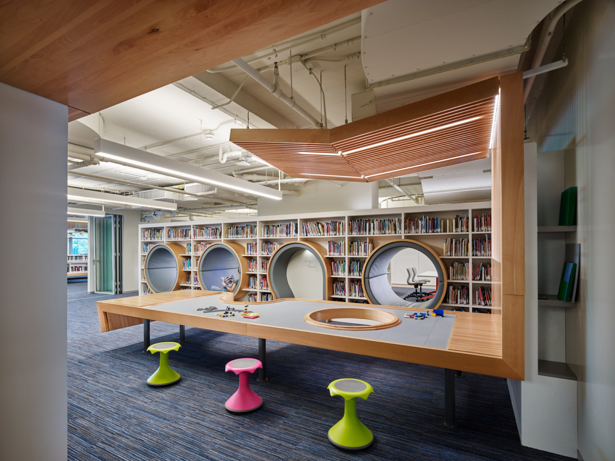 弗朗西斯·W·帕克学校科弗勒家族图书馆-8