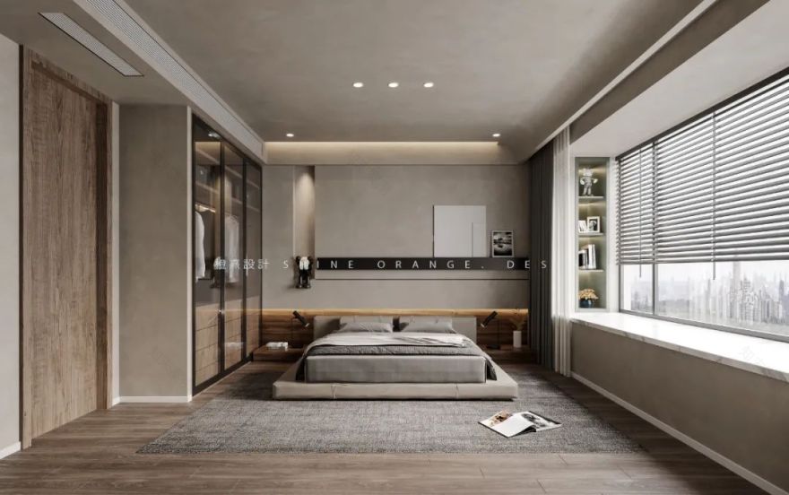 《橙熹设计》全案设计,侘寂风格,自然简约-43