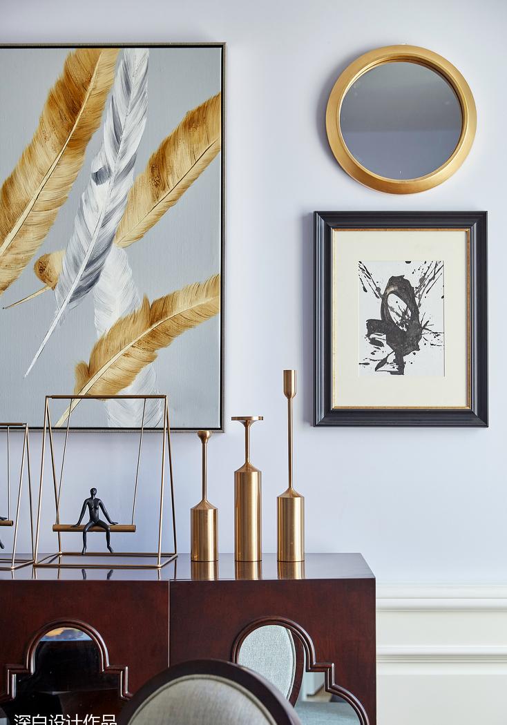 平层丨【深白设计 】美国蝶梦-12