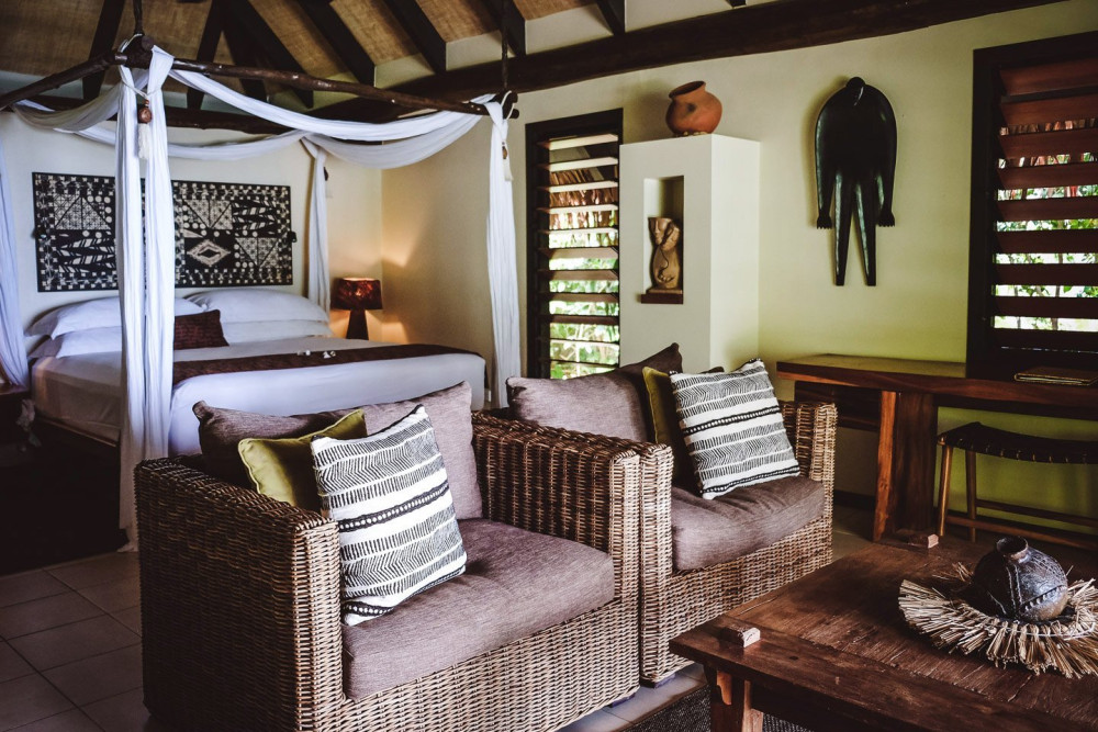 斐济五星级豪华度假酒店,现代斐济风格的海滨别墅-42