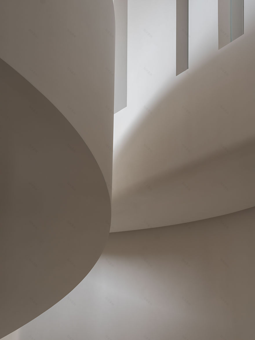 弧形楼梯与旋转楼梯的完美融合·简约别墅设计丨中国丨JSCC 极舍文化创意(上海)有限公司-15