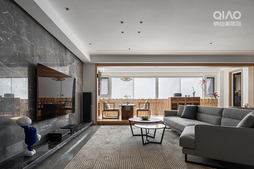 140㎡现代简约风装修案例丨中国重庆丨重庆俏业家装饰-23