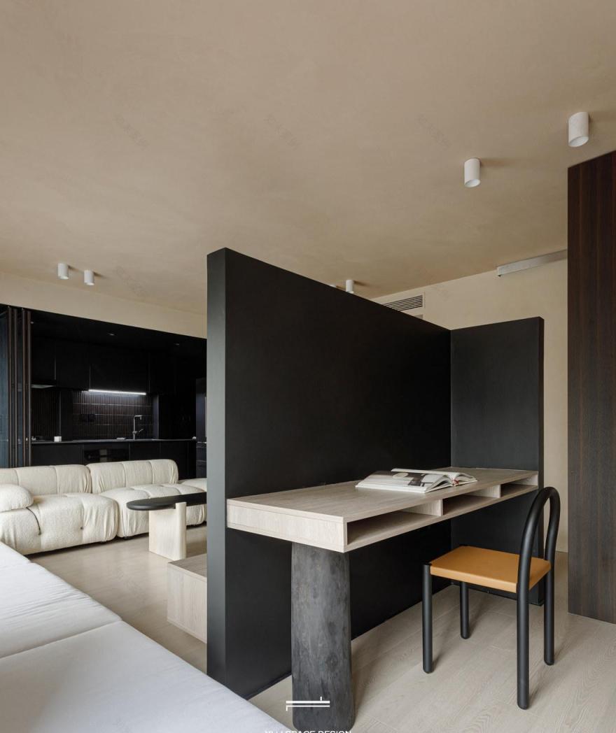 油画质感小户型设计,打造互动式空间-28