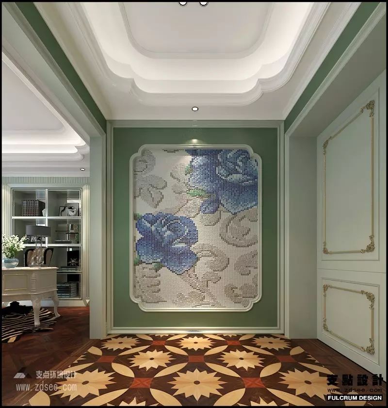 武汉碧海花园别墅美式混搭设计,享受低奢品质生活-29