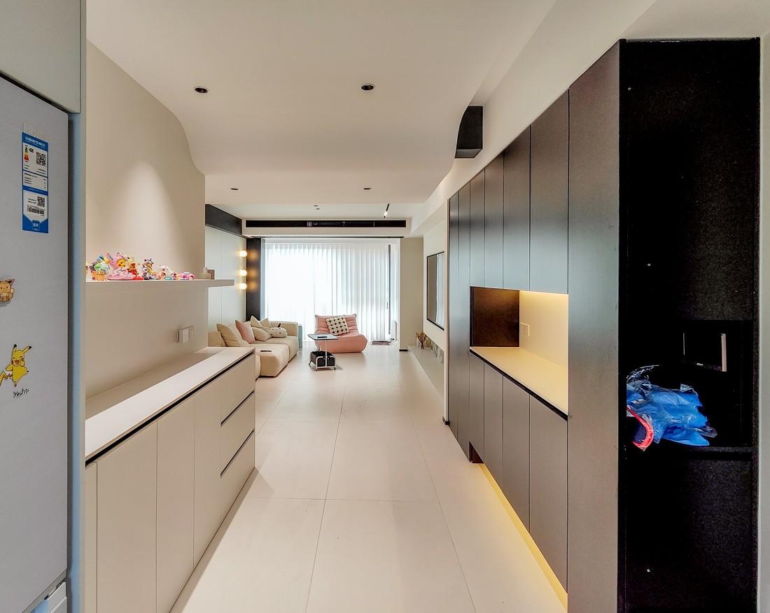 140平黑白简约的家-12