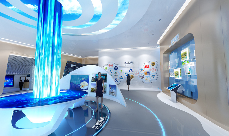 海南清水湾国际信息产业园科技风展厅设计-20