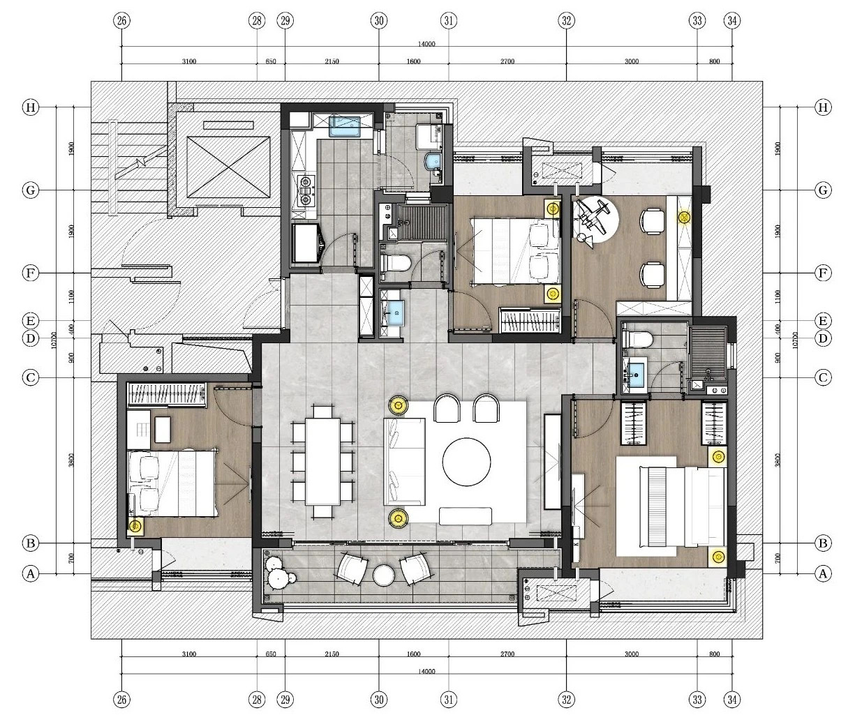精装时代,唤醒居住全新体验丨中国重庆丨重庆米修室内设计有限公司-22