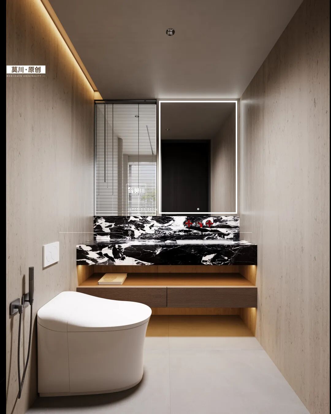 【莫川作品】深圳龙岗168㎡意式风格的家-97