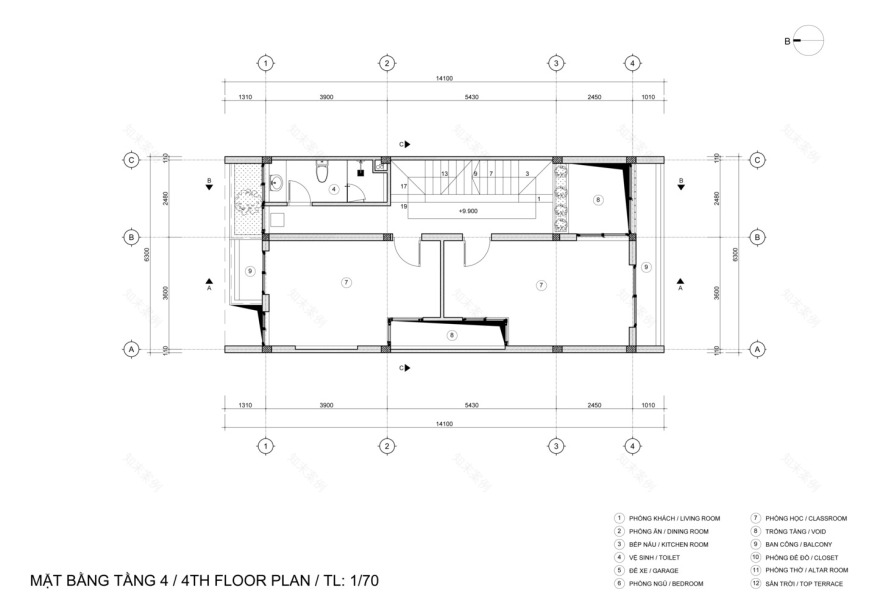 越南 NDT HH Home 绿色节能住宅设计-55