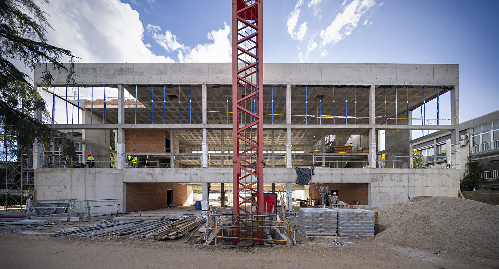 马德里法国学校图书馆丨西班牙马德里丨Alberto Campo Baeza-87