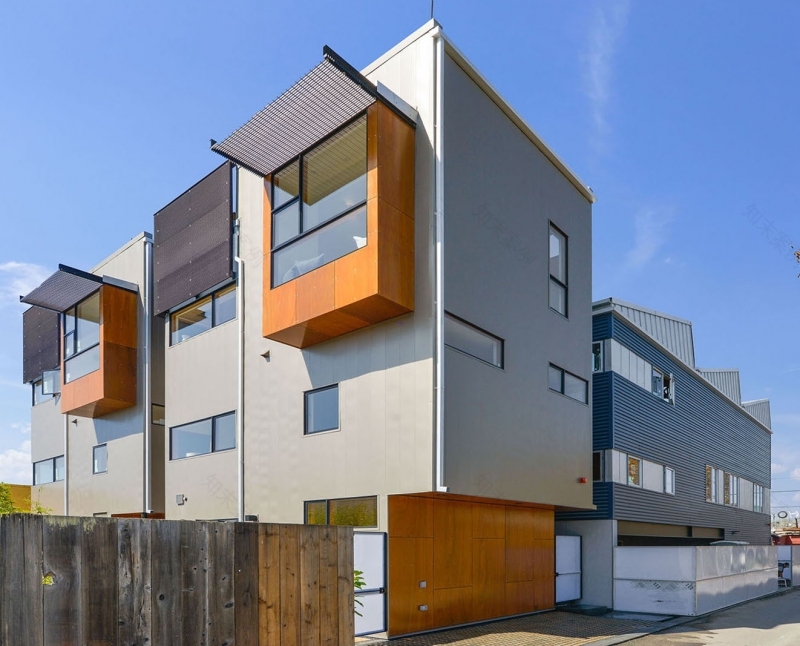 Townhouses Full of Warmth and Comfort Built in the City of Berkeley in California-3